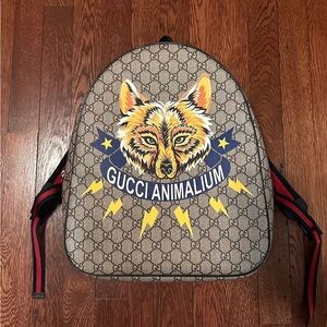 GG Supreme Gucci Animalium Backpack